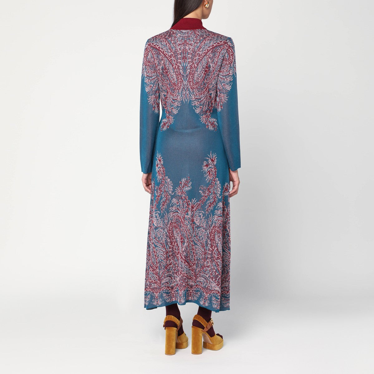 Etro ETRO Multicolored cardigan long dress