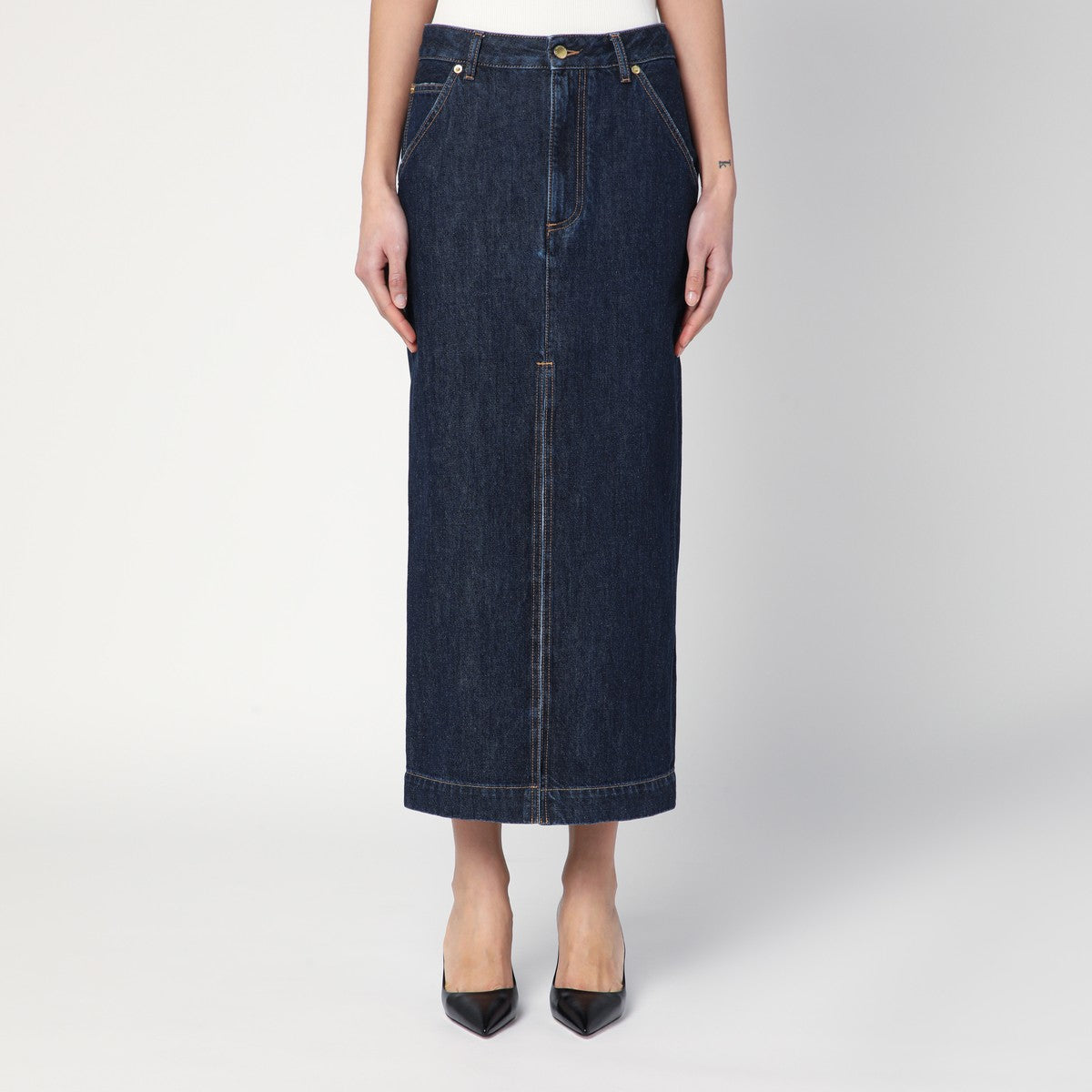 Darkpark DARKPARK Dark blue Erika denim skirt