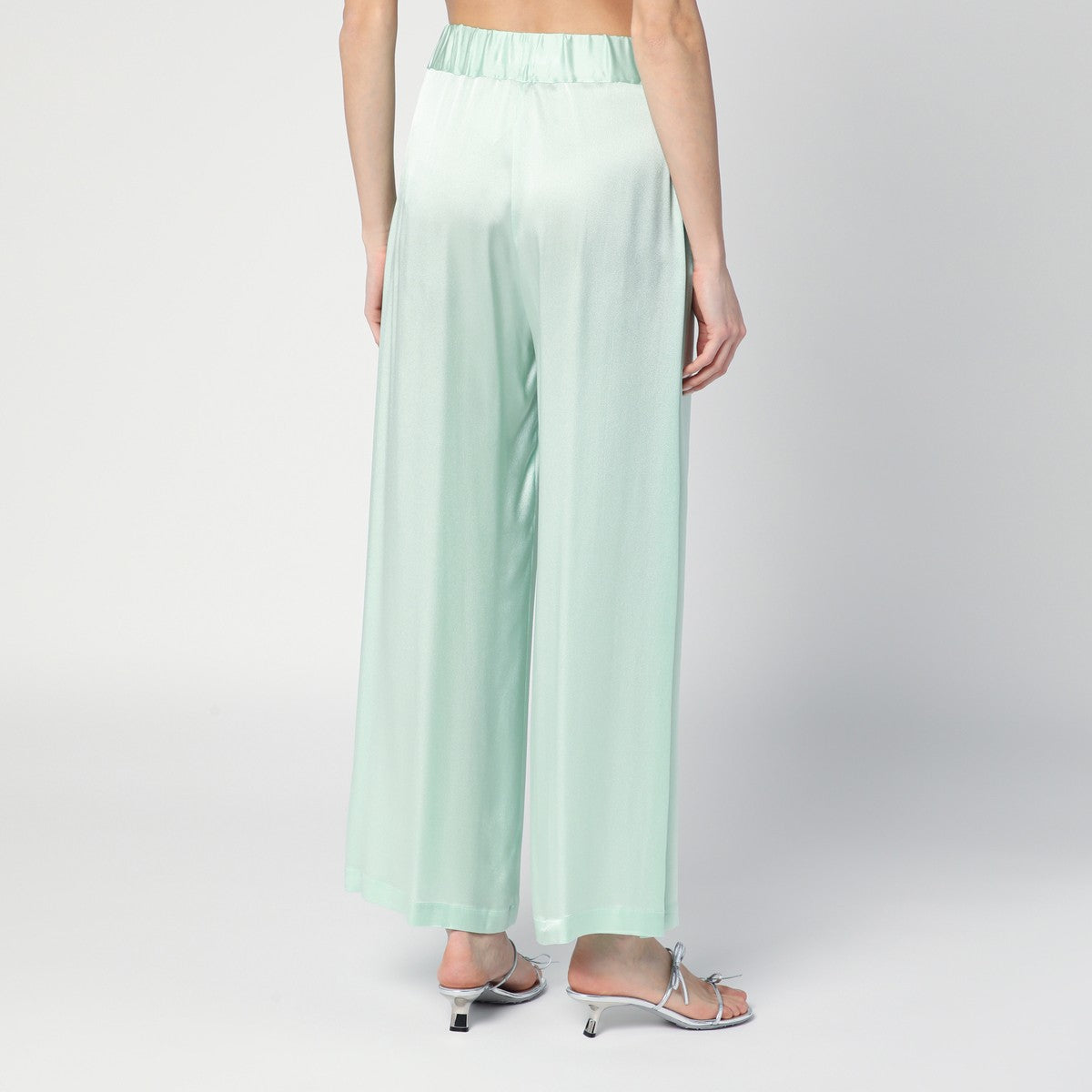 Semicouture Semicouture Johnny trousers in aqua green