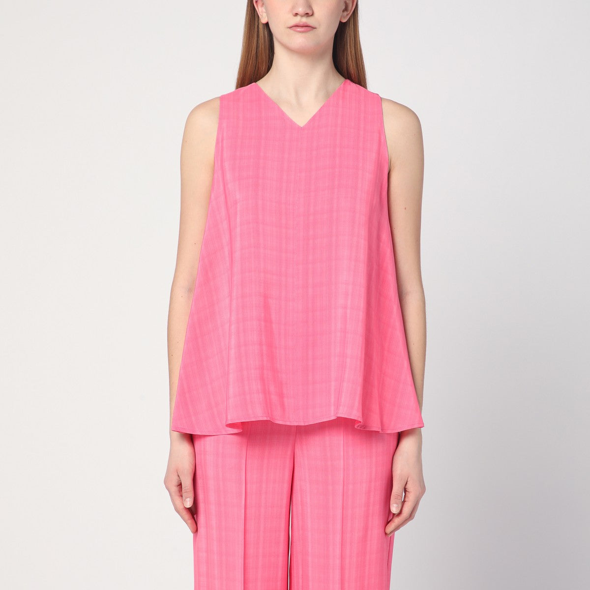 Semicouture Semicouture Pink Prya viscose top