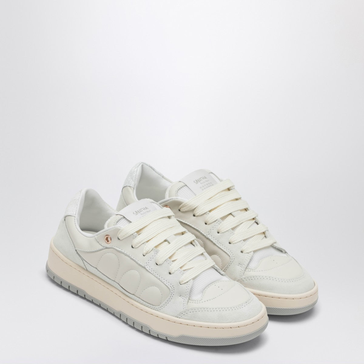 Santha Santha White leather Model 2 sneakers