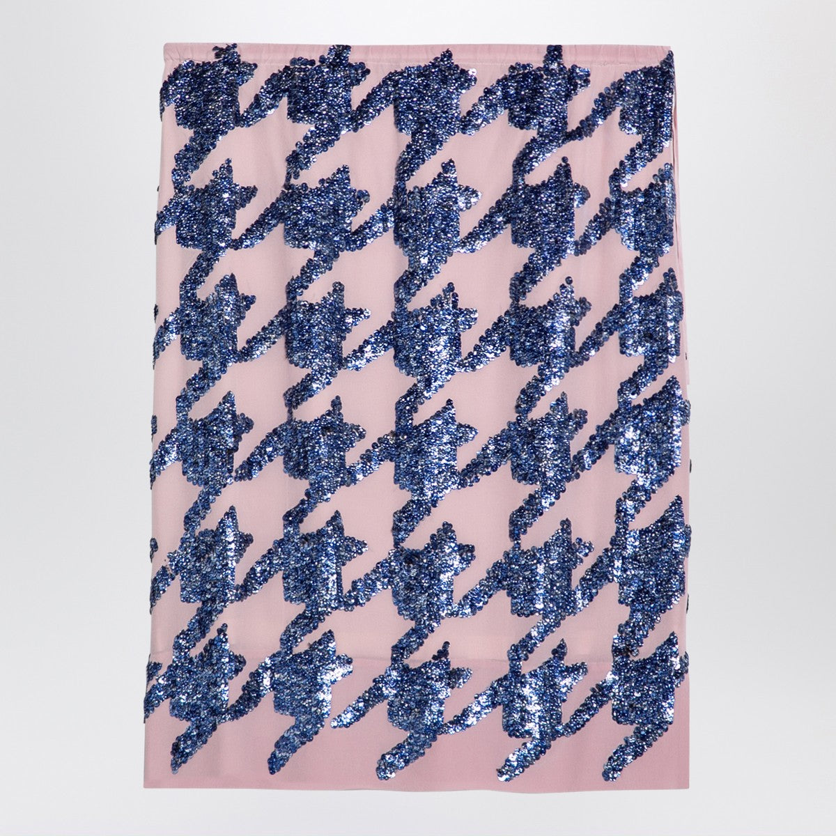 Dries Van Noten تنورة من الحرير الوردي من Dries Van Noten