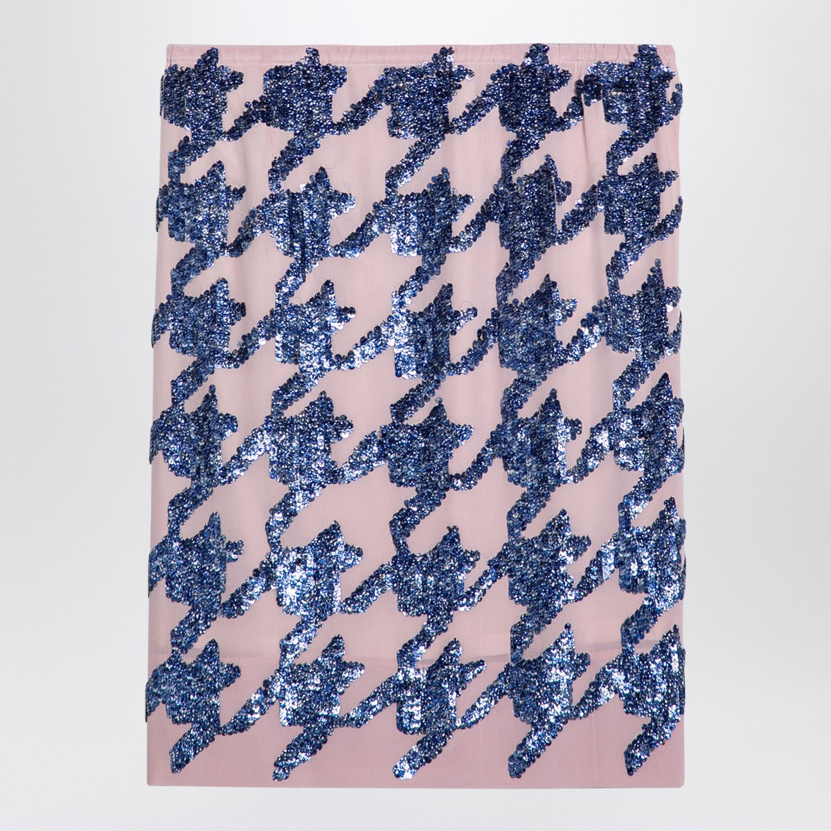 Dries Van Noten تنورة من الحرير الوردي من Dries Van Noten