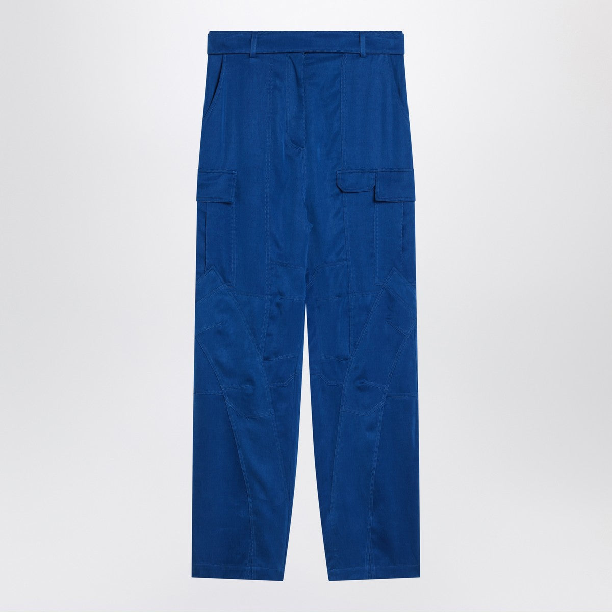 Ferragamo Ferragamo Electric blue cargo trousers