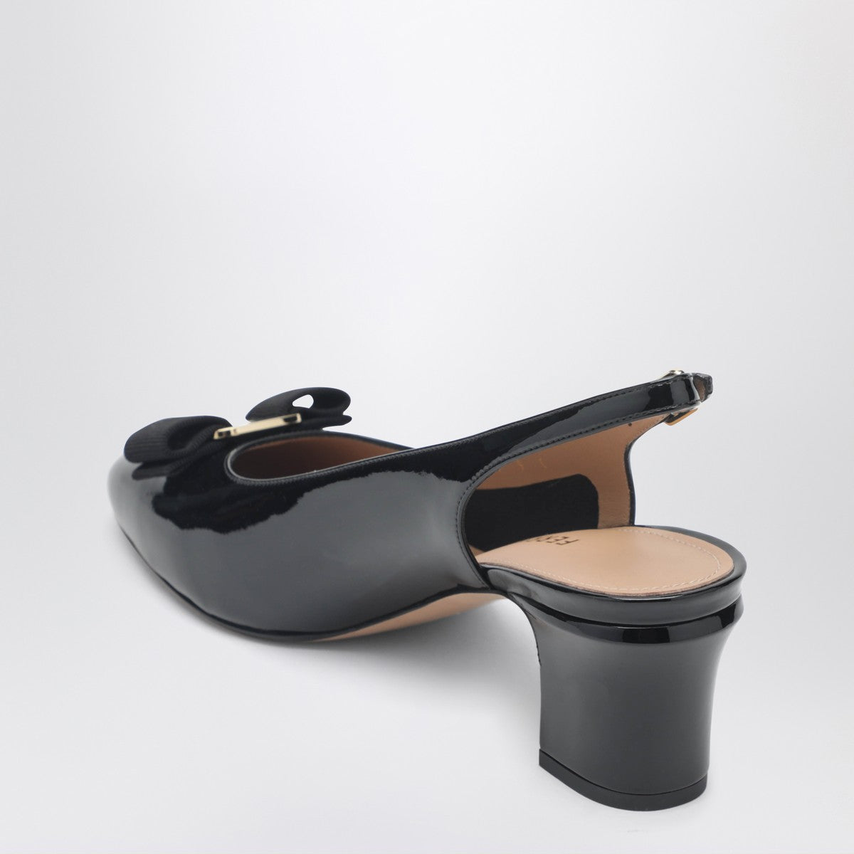 Ferragamo Ferragamo Black Vara bow slingback shoes