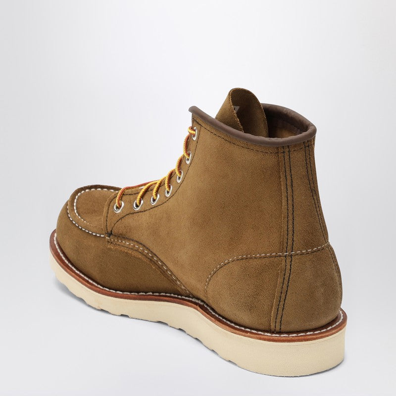Red Wing Red Wing Classic Moc olive suede boot