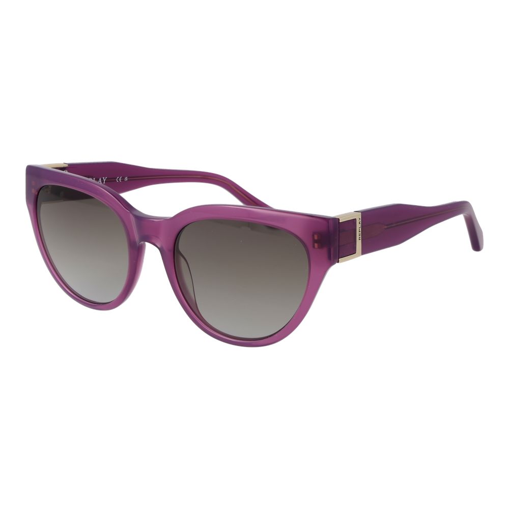 Replay Pink Plastic Sunglasses