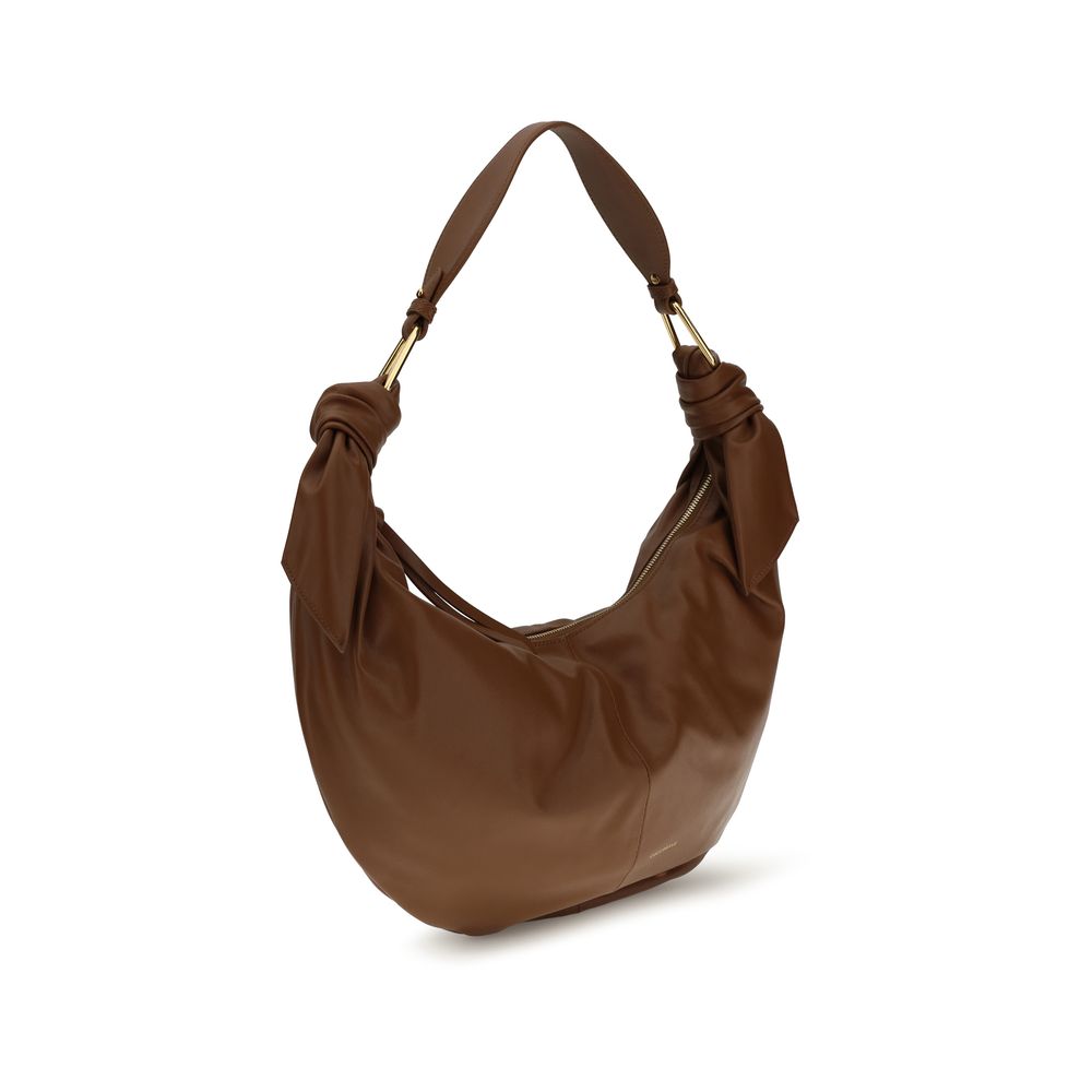 Coccinelle Brown Calf Leather Bos Taurus Shoulder Bag