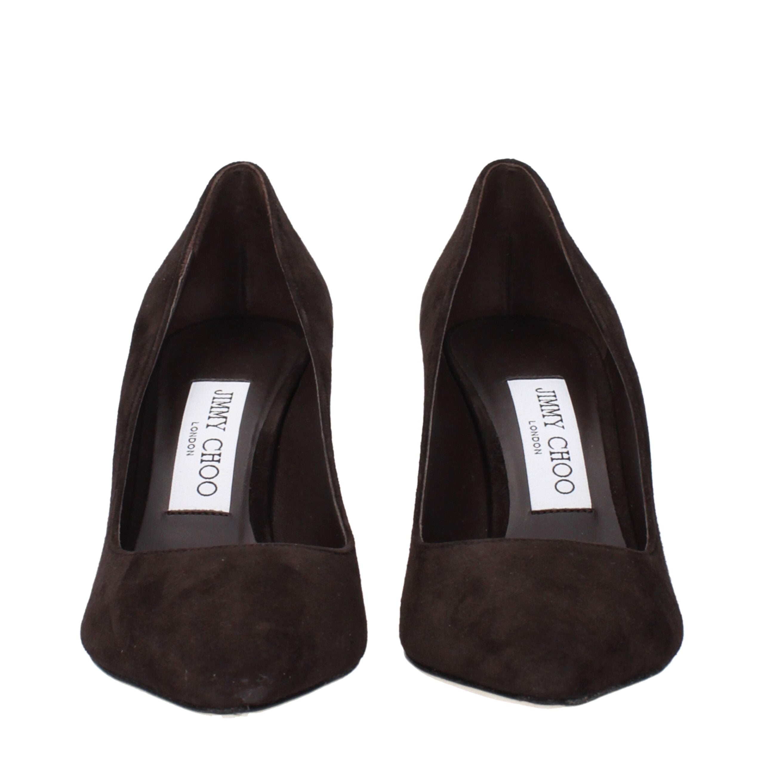 Jimmy Choo Brown Leather Pumps