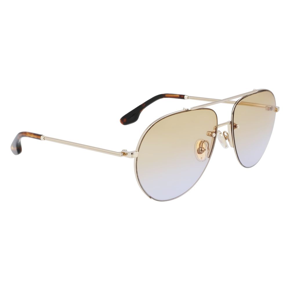 Victoria Beckham Gold Metal Sunglasses