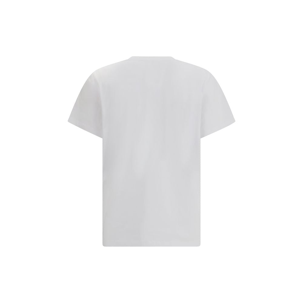 Ganni White Cotton T-Shirt