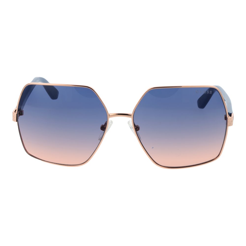Guess Rose Gold Metal Sunglasses