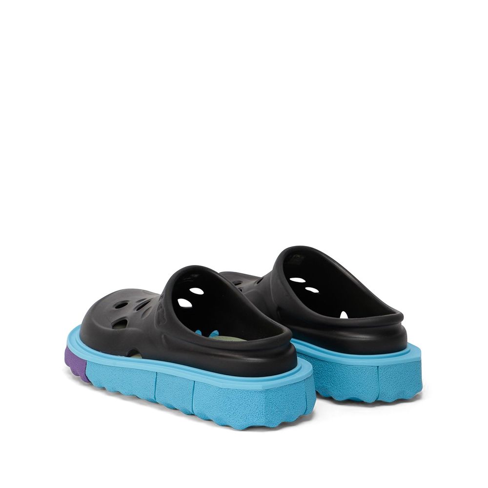 Off-White Black Rubber Slippers