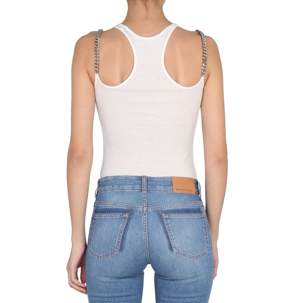 Stella McCartney White Cotton Tank Tops
