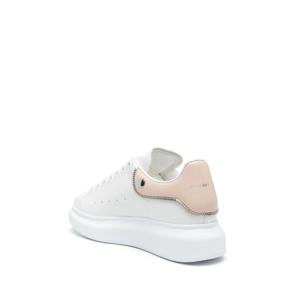 Alexander McQueen White Calfskin Chunky Sneakers