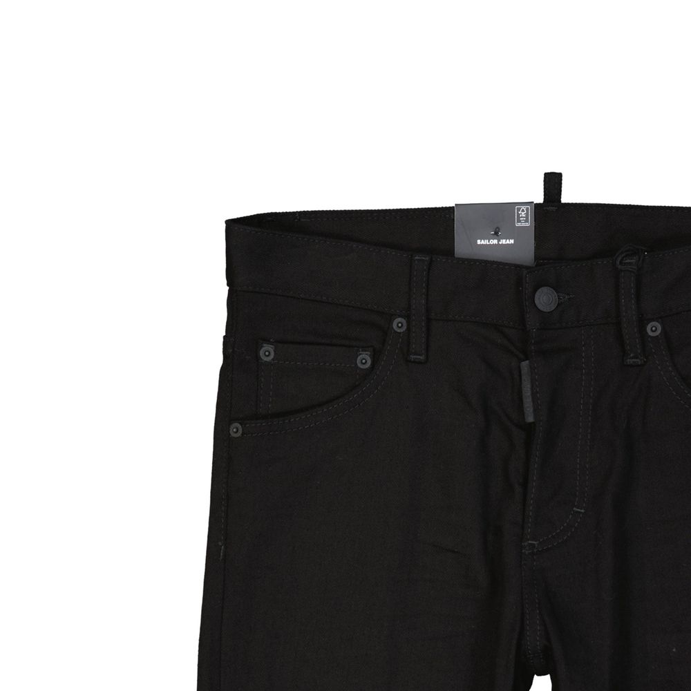 Dsquared² Black Cotton Jeans Denim