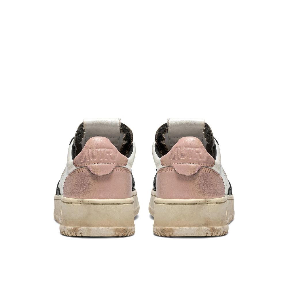 Autry White Leather Low Top Sneakers