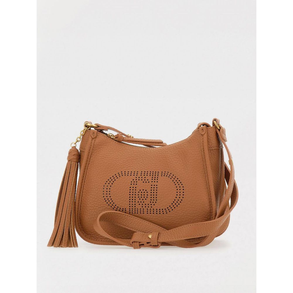 Liu Jo Brown Leather Crossbody Bag