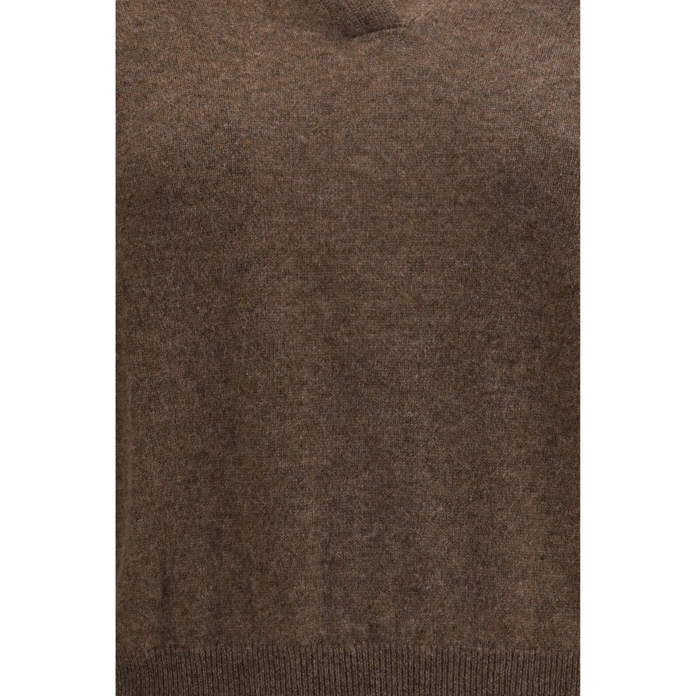 Lisa Yang Brown Cashmere Sweatshirt
