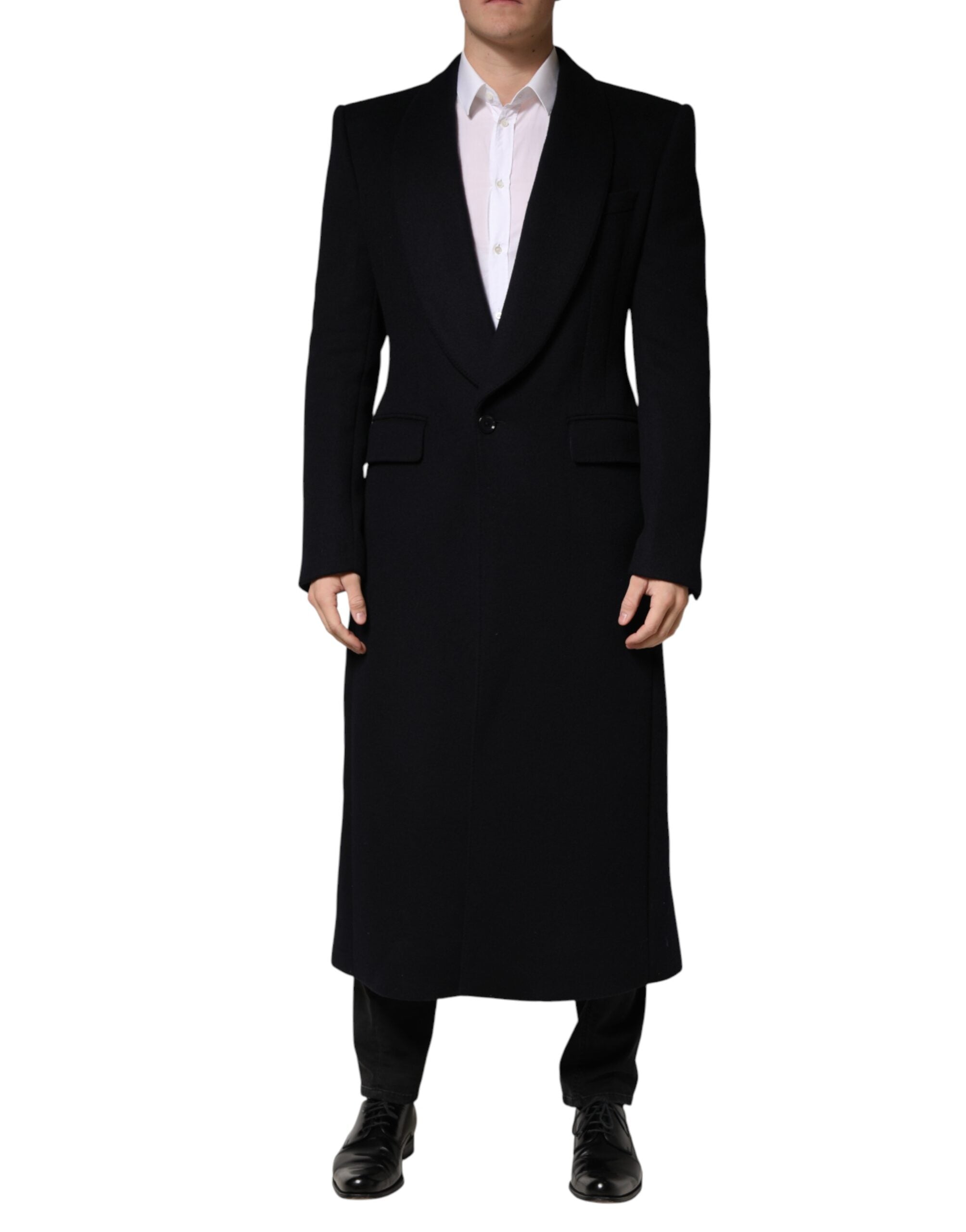 Dolce & Gabbana Black Single Breasted Trench Coat Jacket - Luxe Marca
