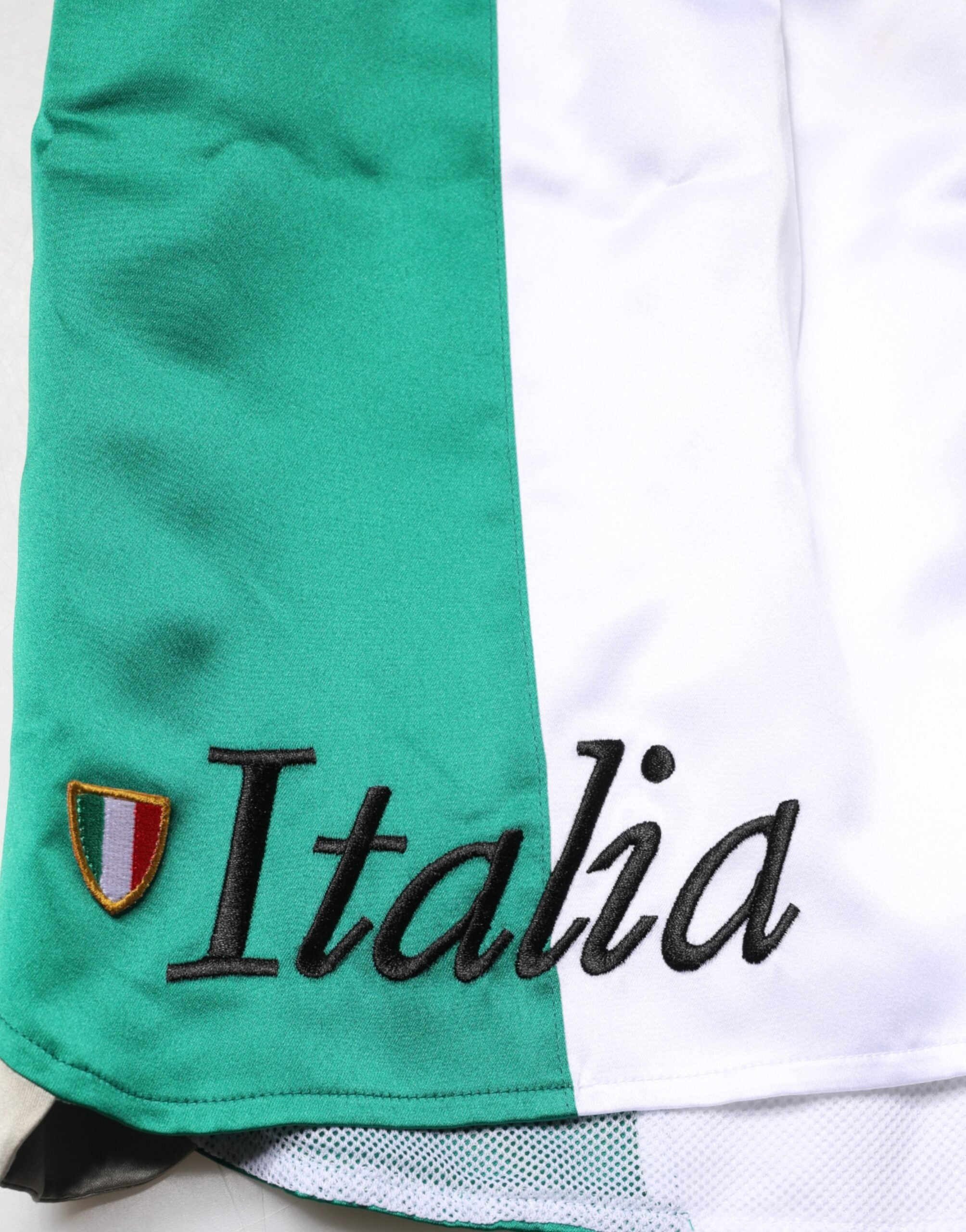 Dolce & Gabbana Multicolor Italia Polyester Bermuda Shorts - Luxe Marca