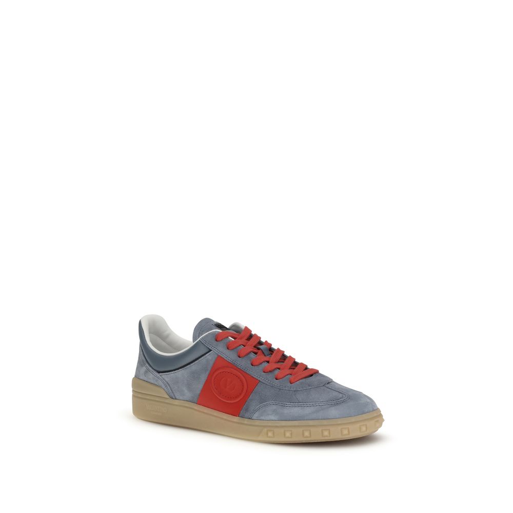Valentino Garavani Multicolor Calf Leather Bos Taurus Low Top Sneakers - Luxe Marca