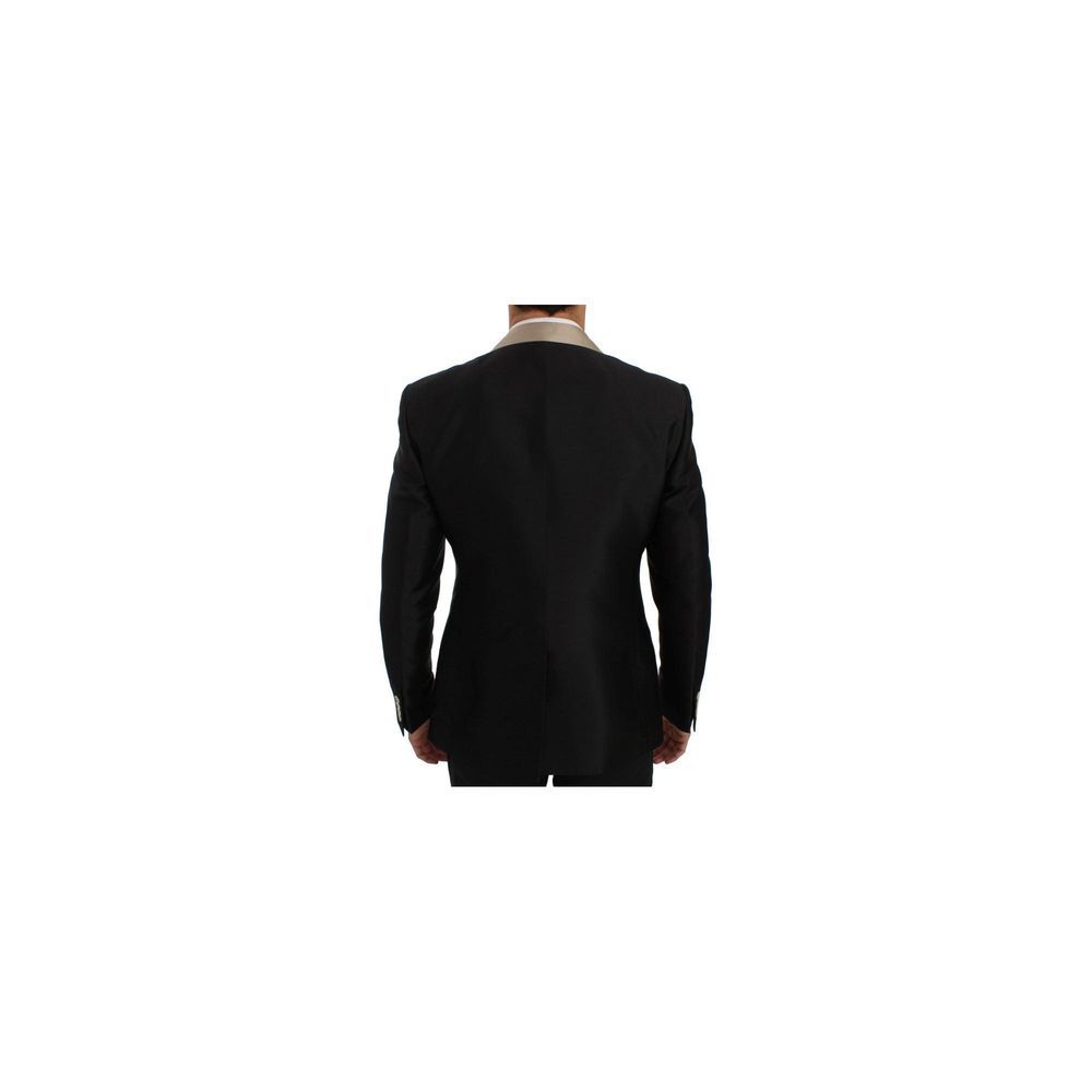 Dolce & Gabbana Black Silk Blazer