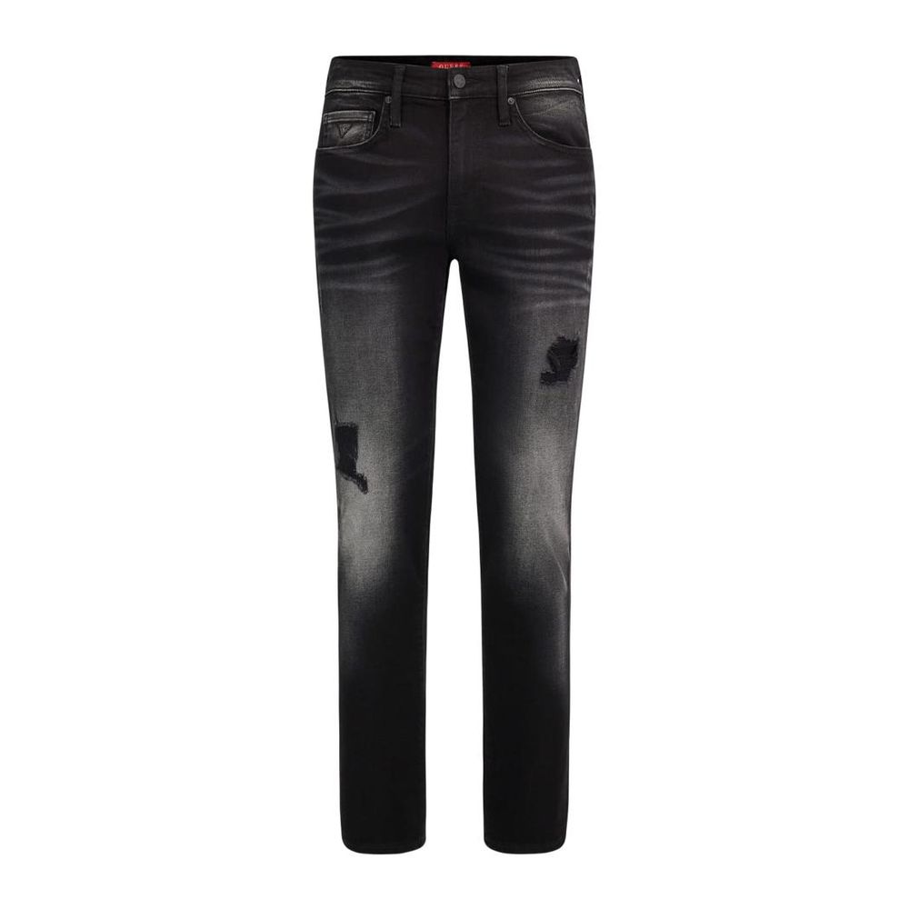 Guess Black Cotton Jeans Denim