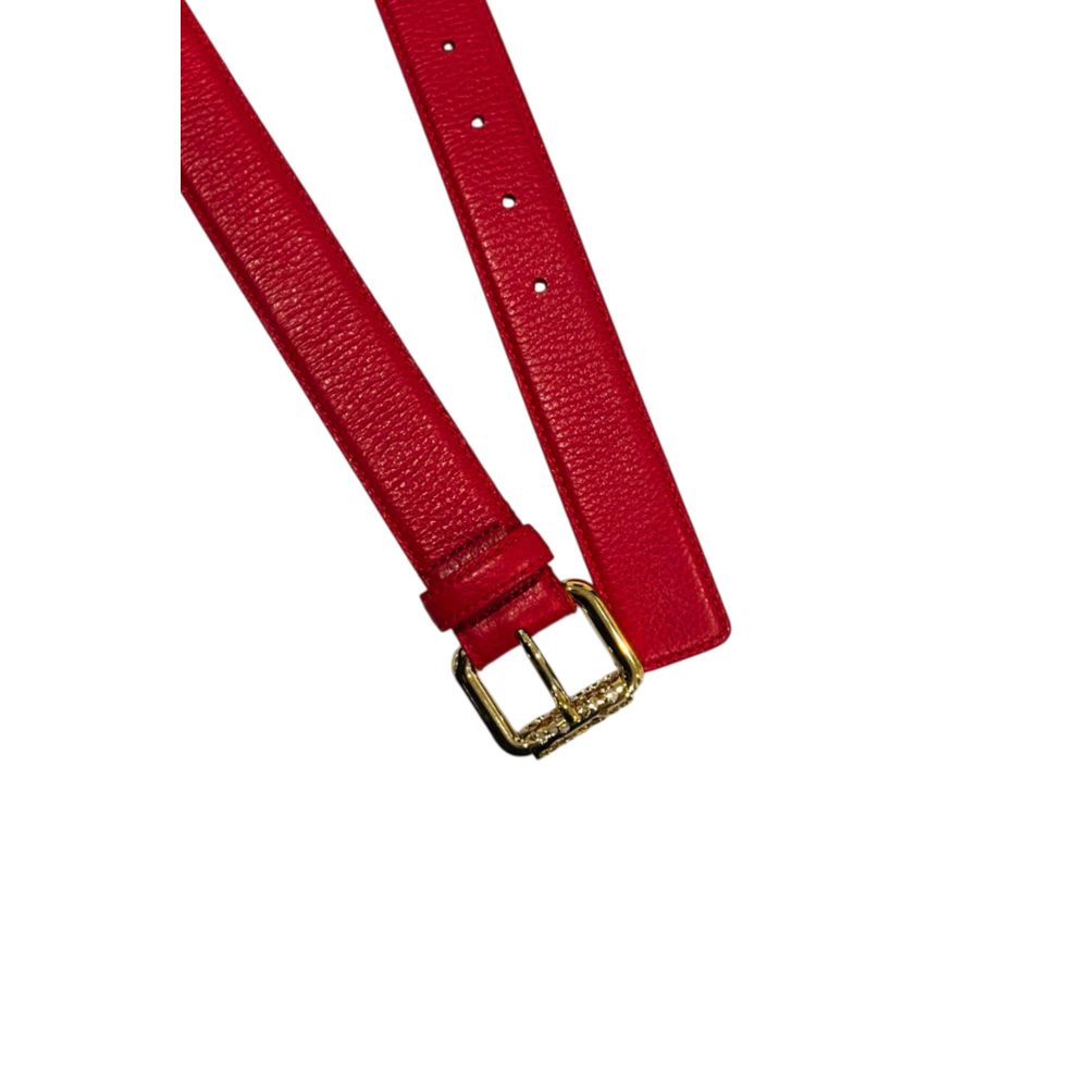 Borbonese Red Leather Women Belt