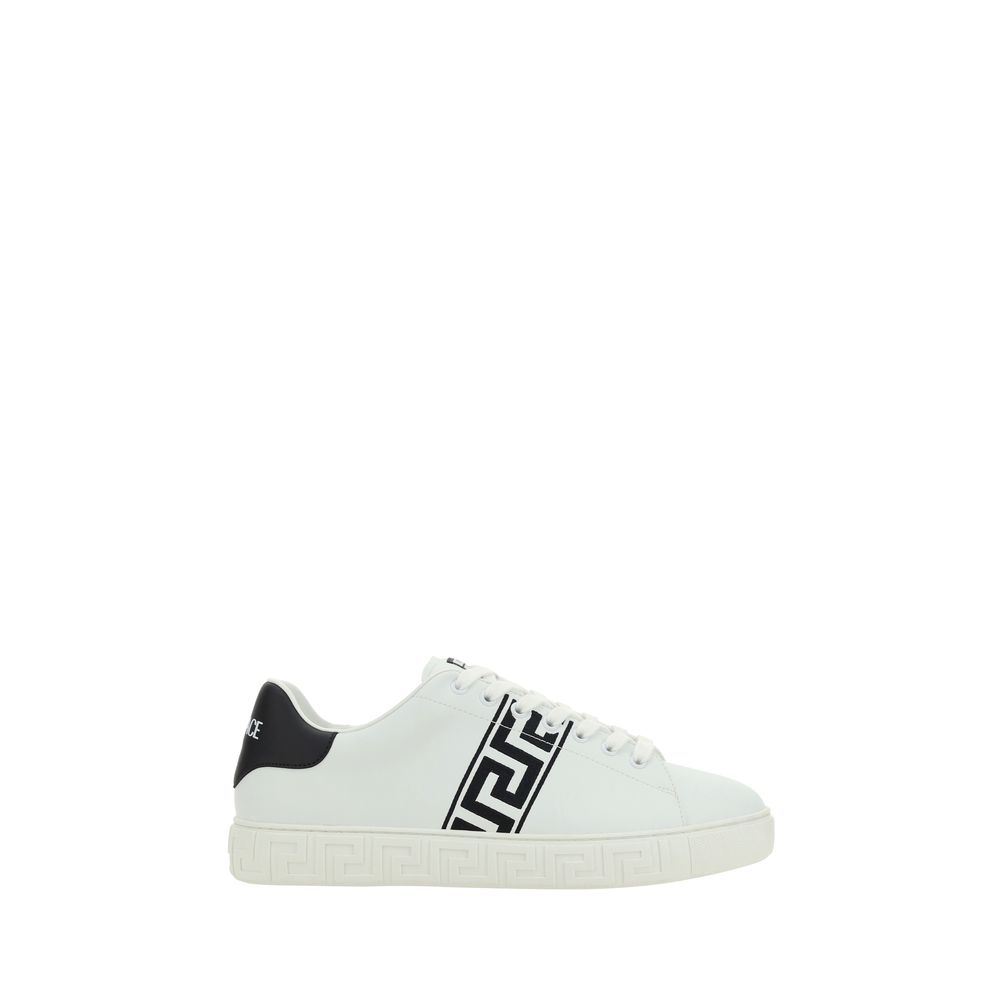 Versace White Rubber Low Top Sneakers - Luxe Marca