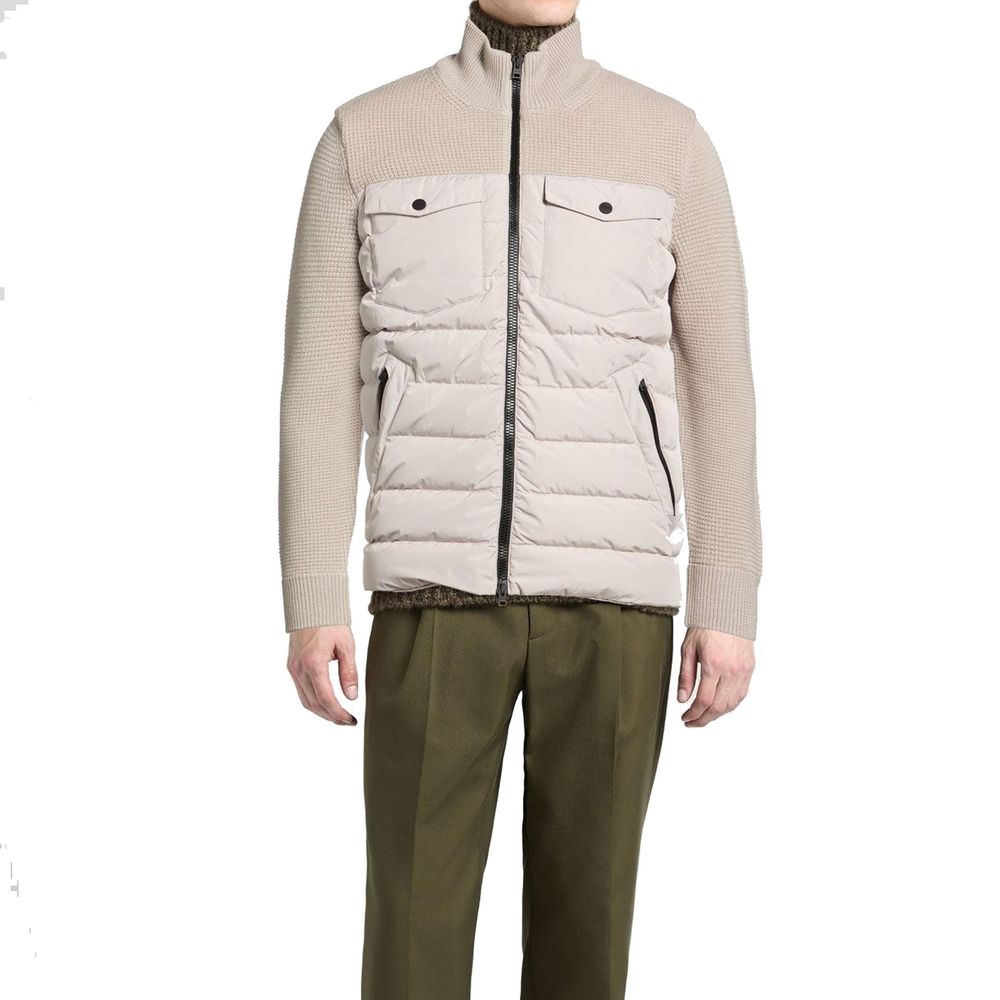 Herno Beige Virgin Wool Clothing