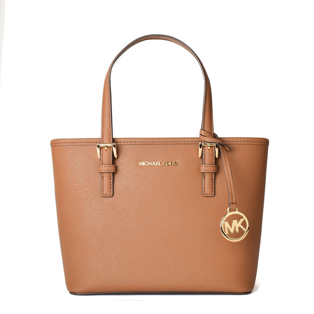 Michael Kors Brown Canvas Shoulder Bag