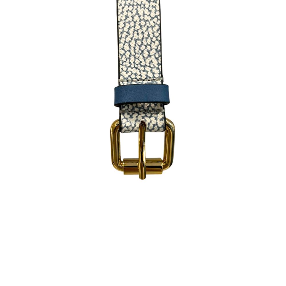Borbonese Blue Polyvinyl Women's Belt