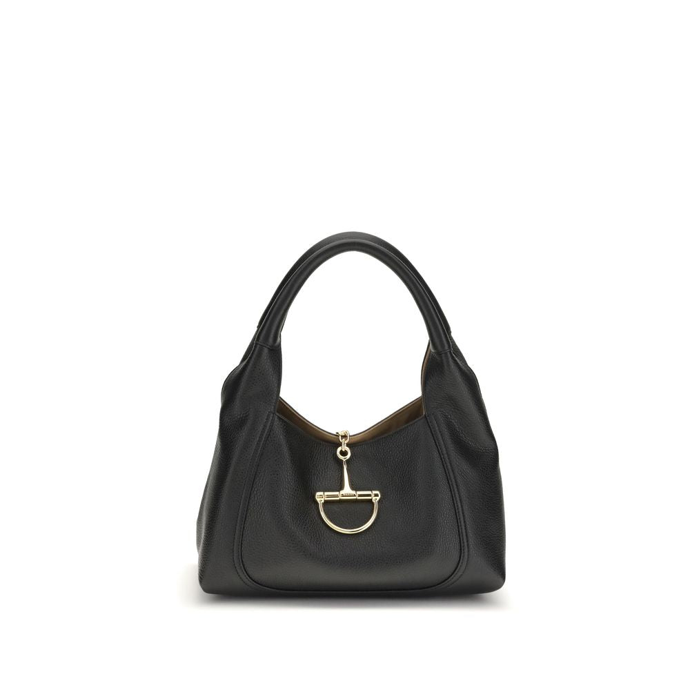 Gucci Black Calf Leather Bos Taurus Shoulder Bag