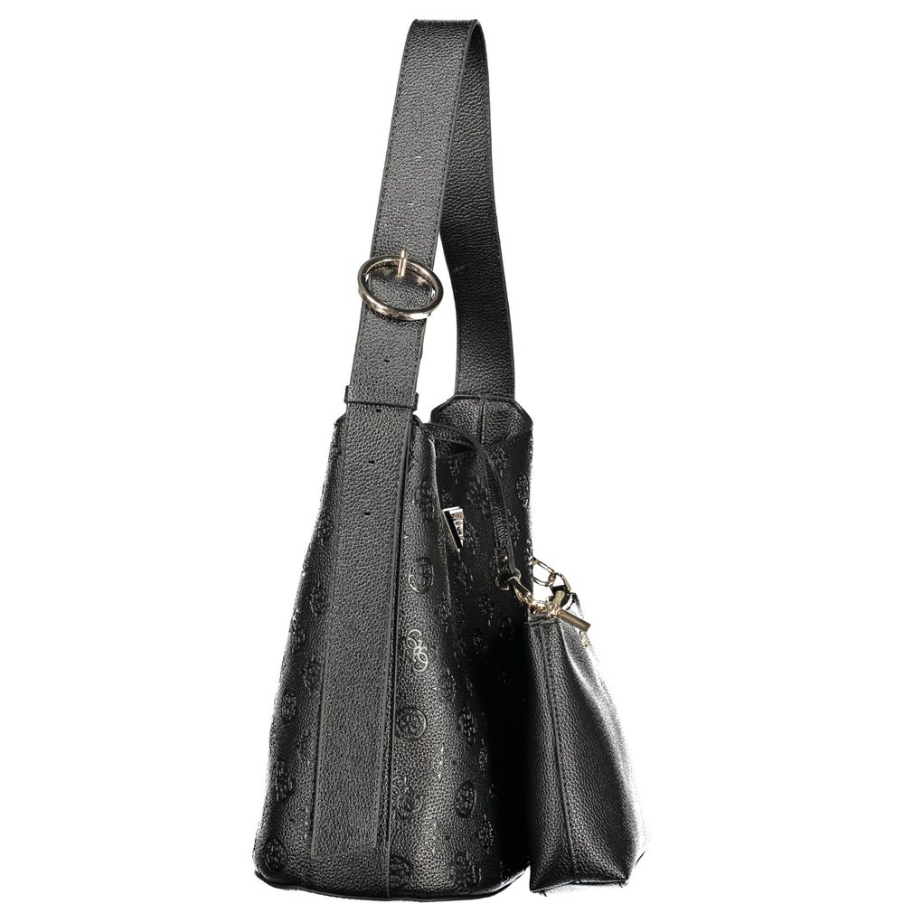 Guess Jeans "Nero Poliuretano Woman Bucket Bag"