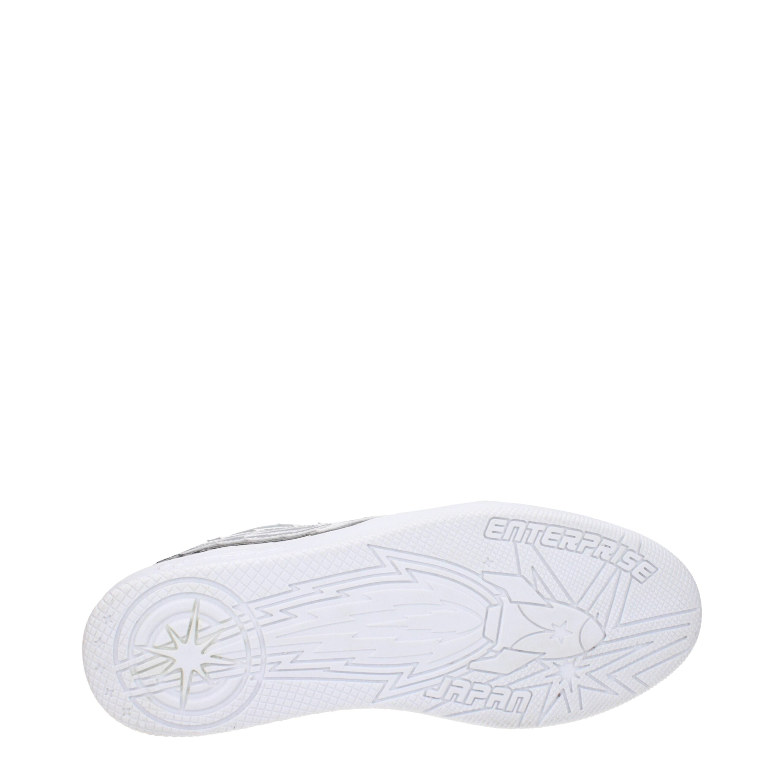 Enterprise Japan White Leather Athletic Sneakers