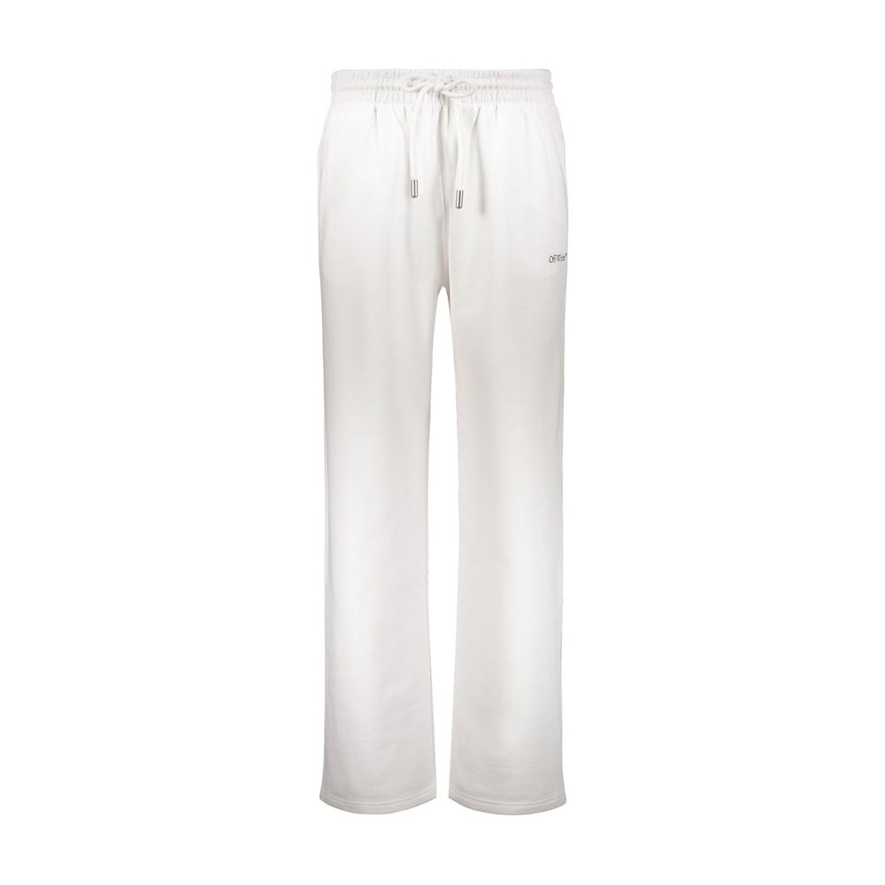 Off-White White Cotton Casual Pants