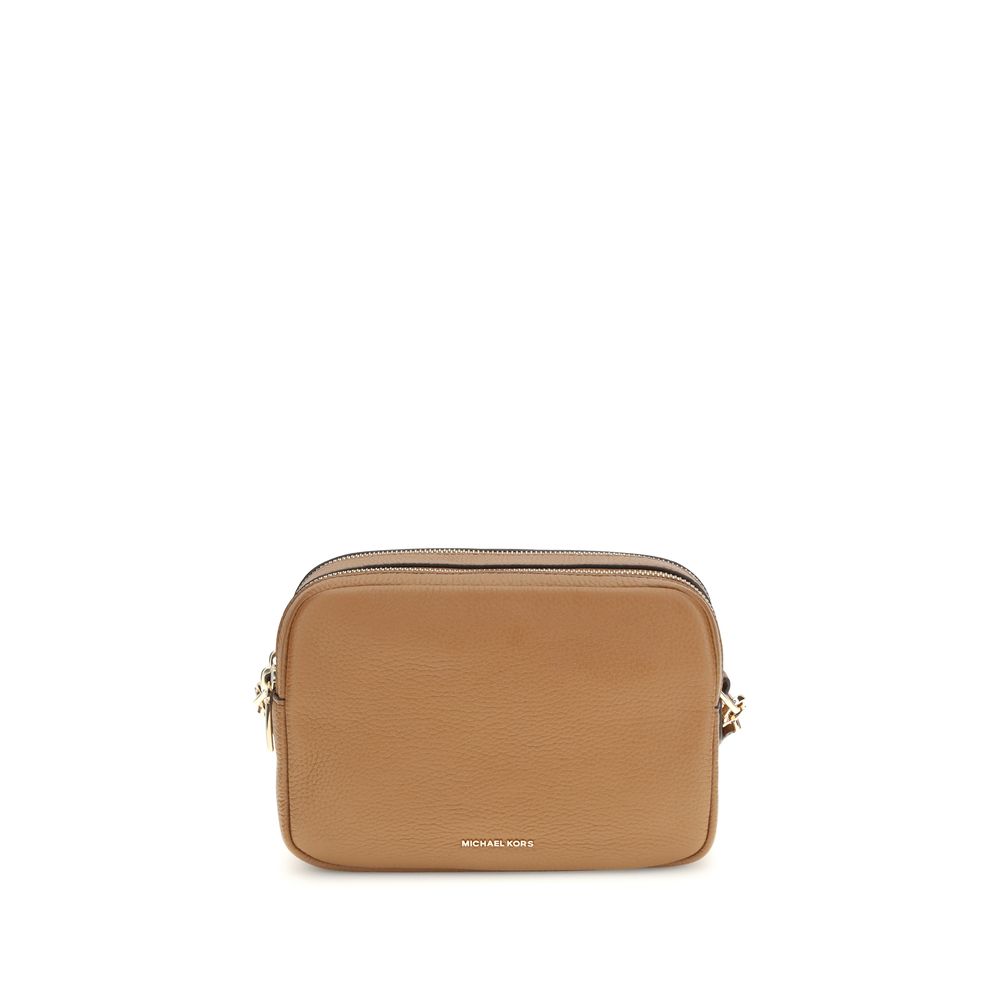 Michael Kors Brown Calf Leather Bos Taurus Shoulder Bag