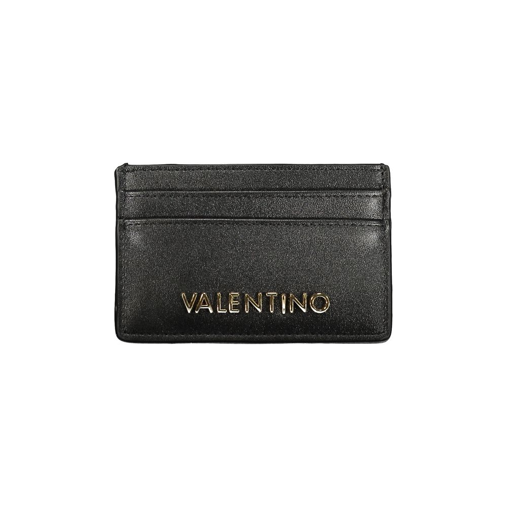 Mario Valentino Black Polyurethane Women Wallet