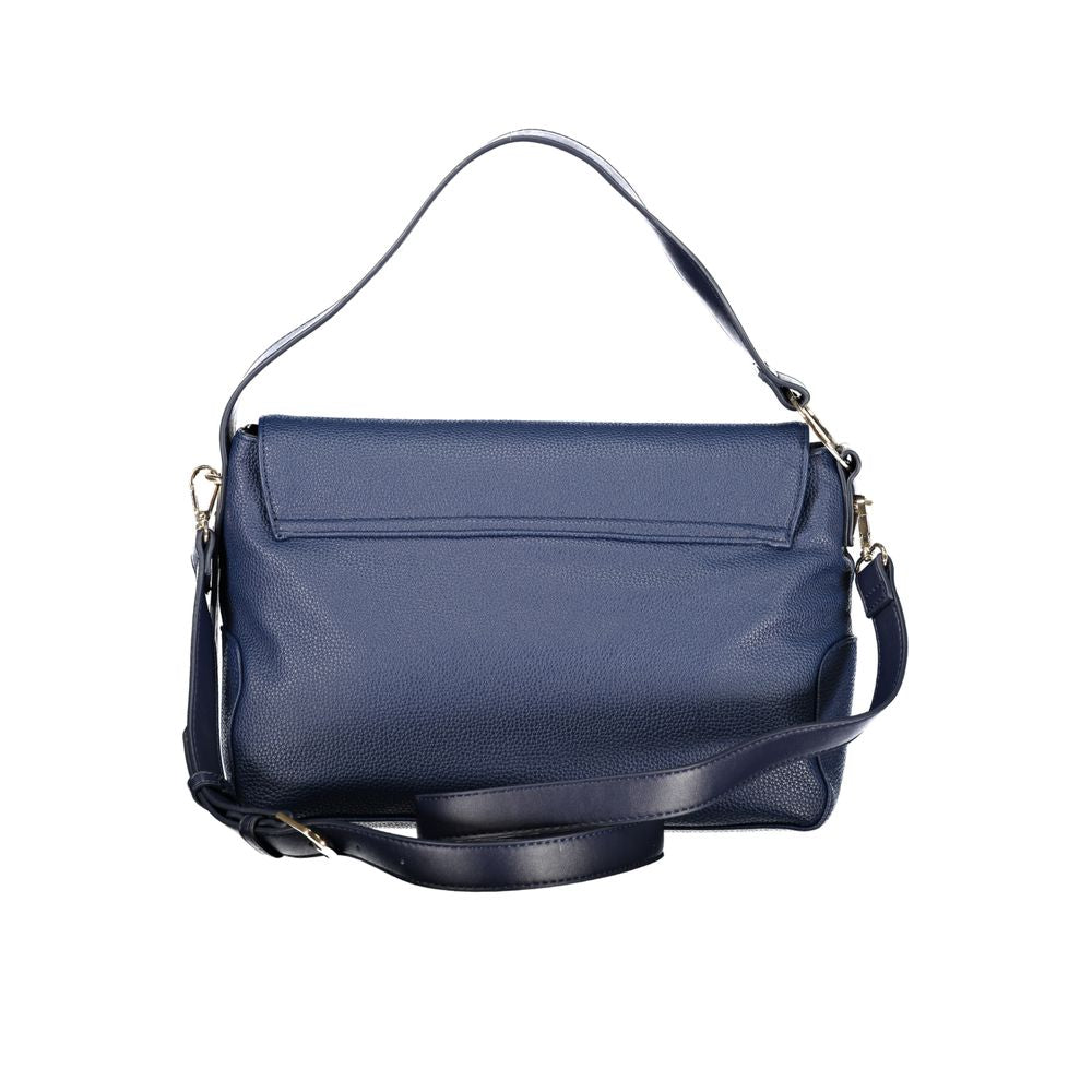 Mario Valentino Blue Polyurethane Women Shoulder Bag