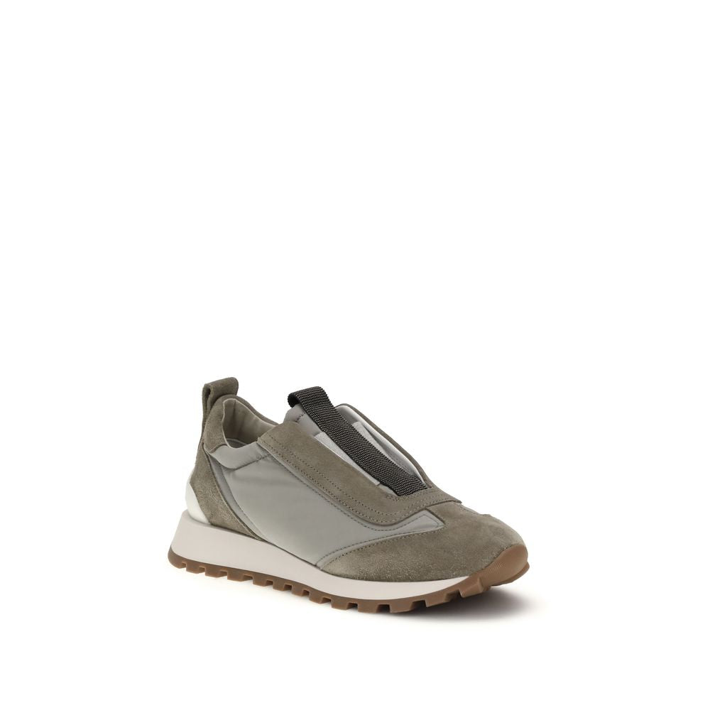 Brunello Cucinelli Bicolor Polyester Sneakers