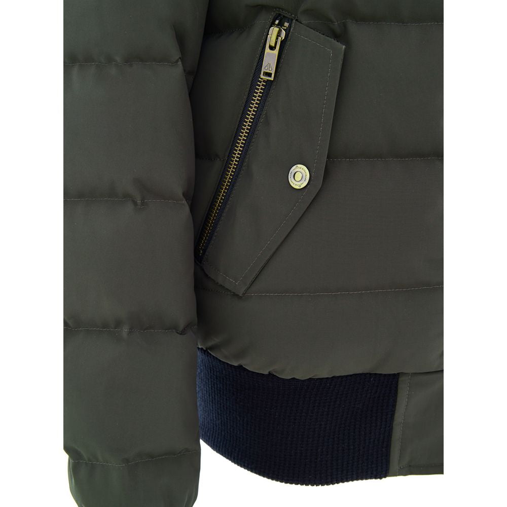 Moose Knuckles Green Cotton Bomber