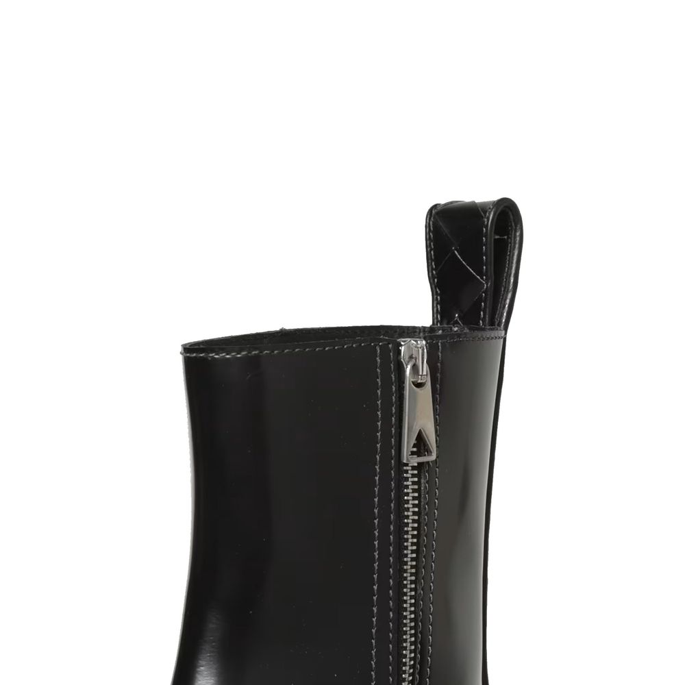 Bottega Veneta Black Calfskin Ankle Boots