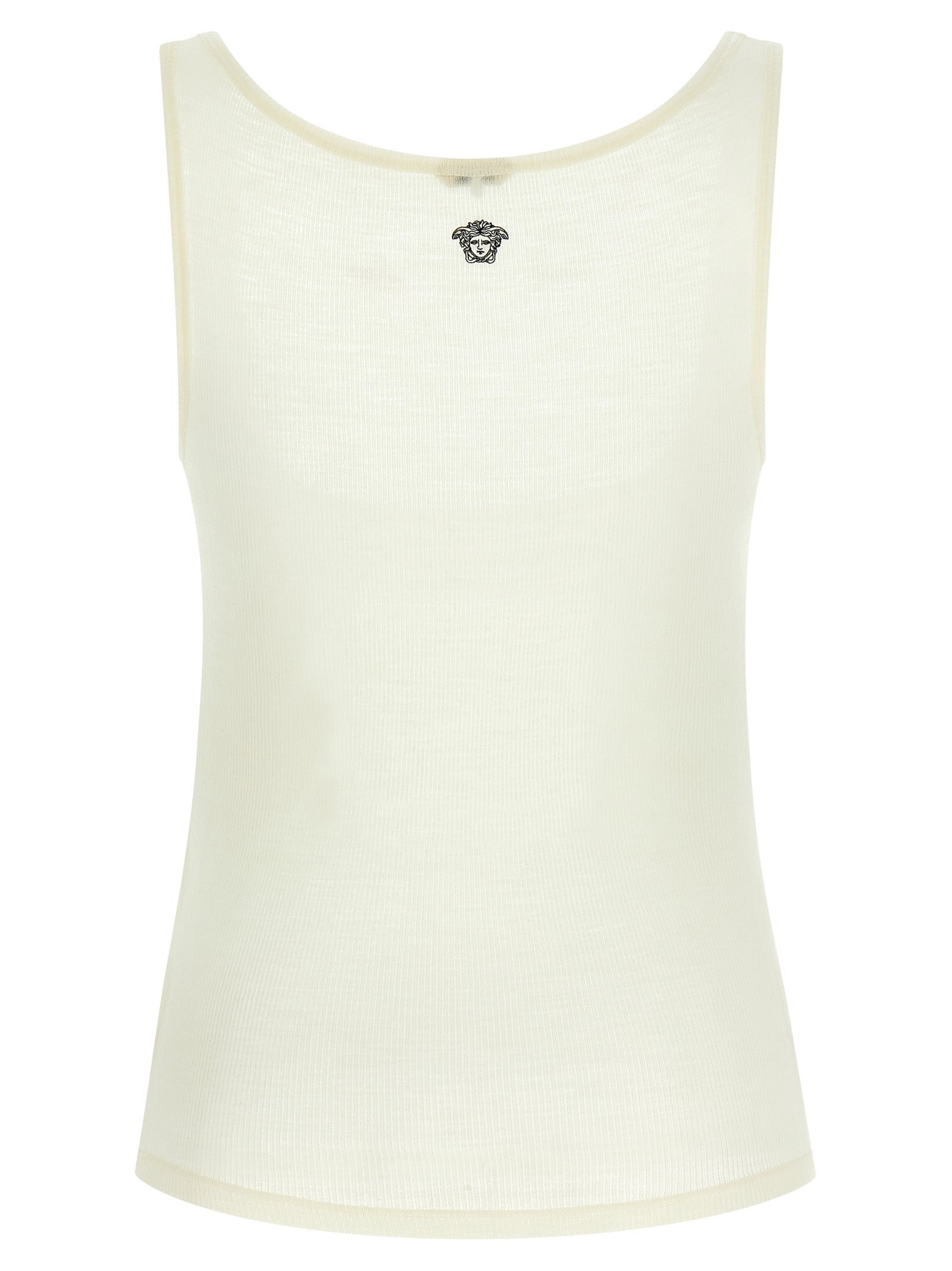 Versace Versace La Medusa Embroidery Top