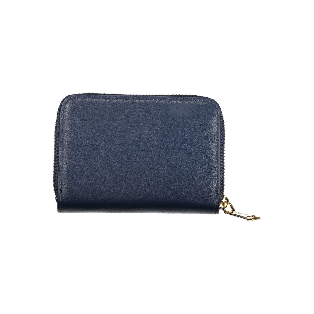 Mario Valentino Blue Polyurethane Women Wallet