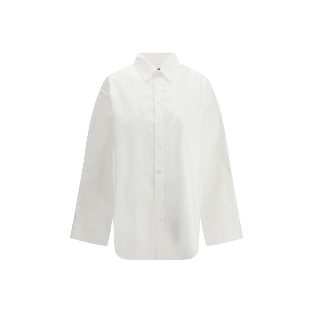 Balenciaga White Cotton Dress Shirt