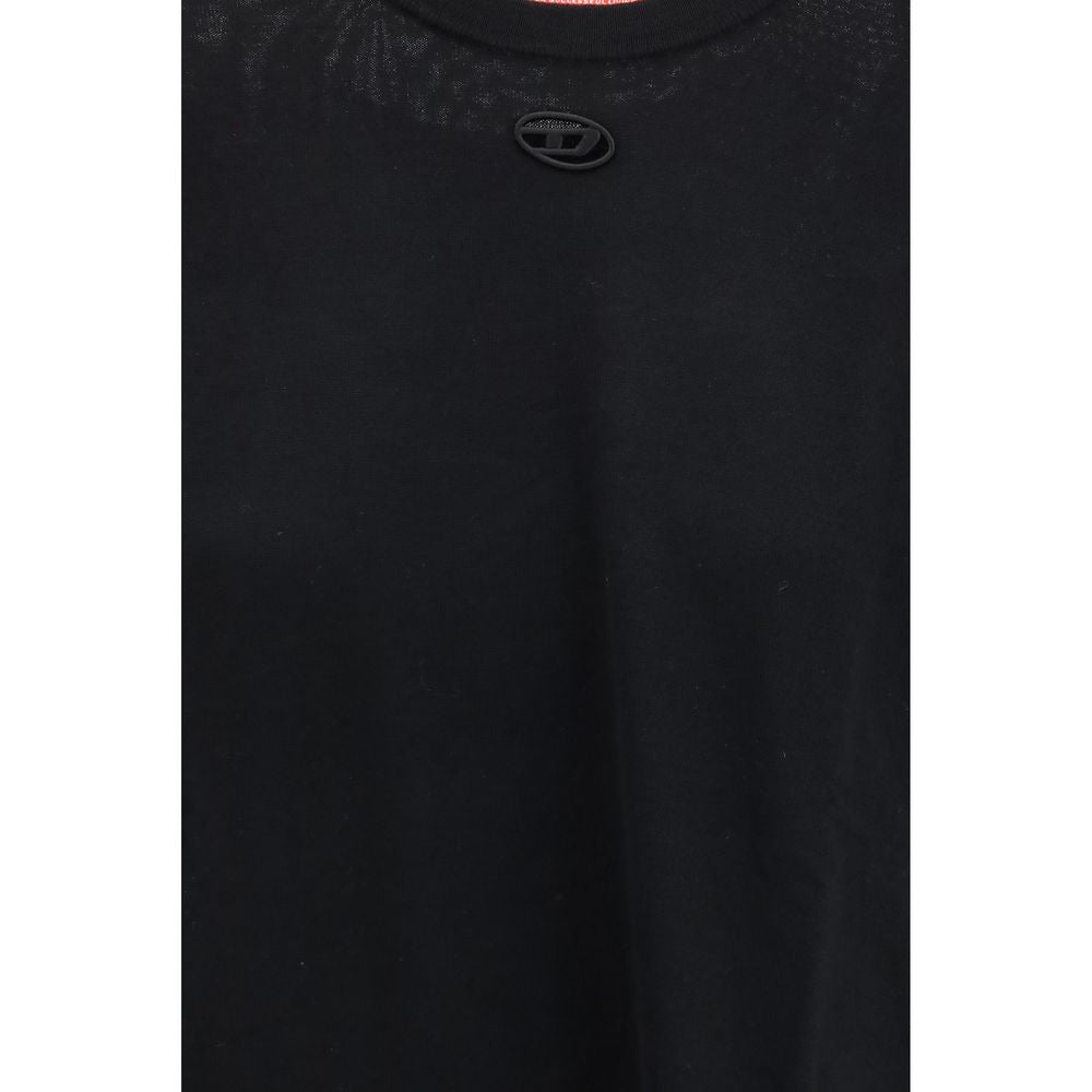 Diesel Black Wool Sweatshirt