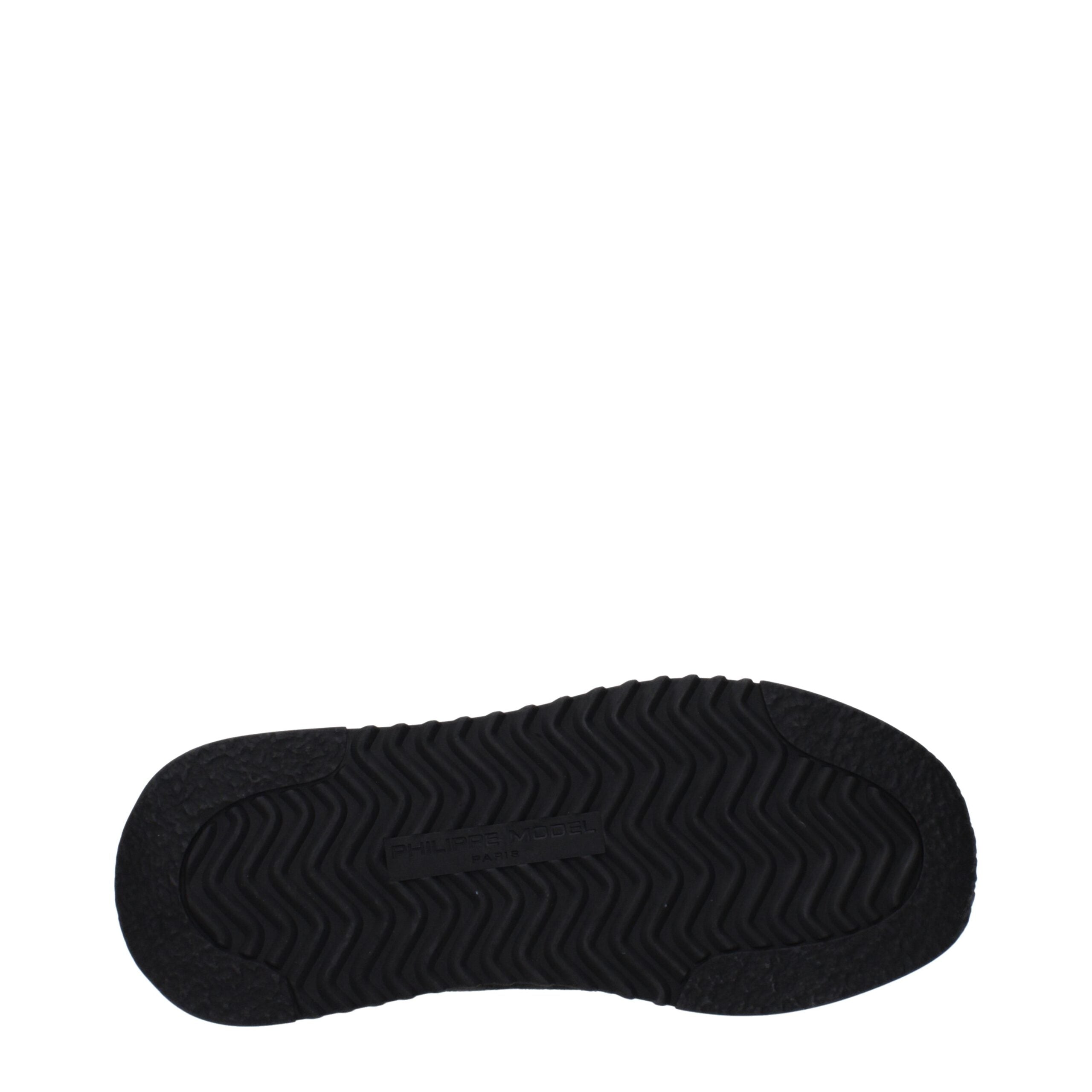 Philippe Model Blue Leather Low Top Sneakers