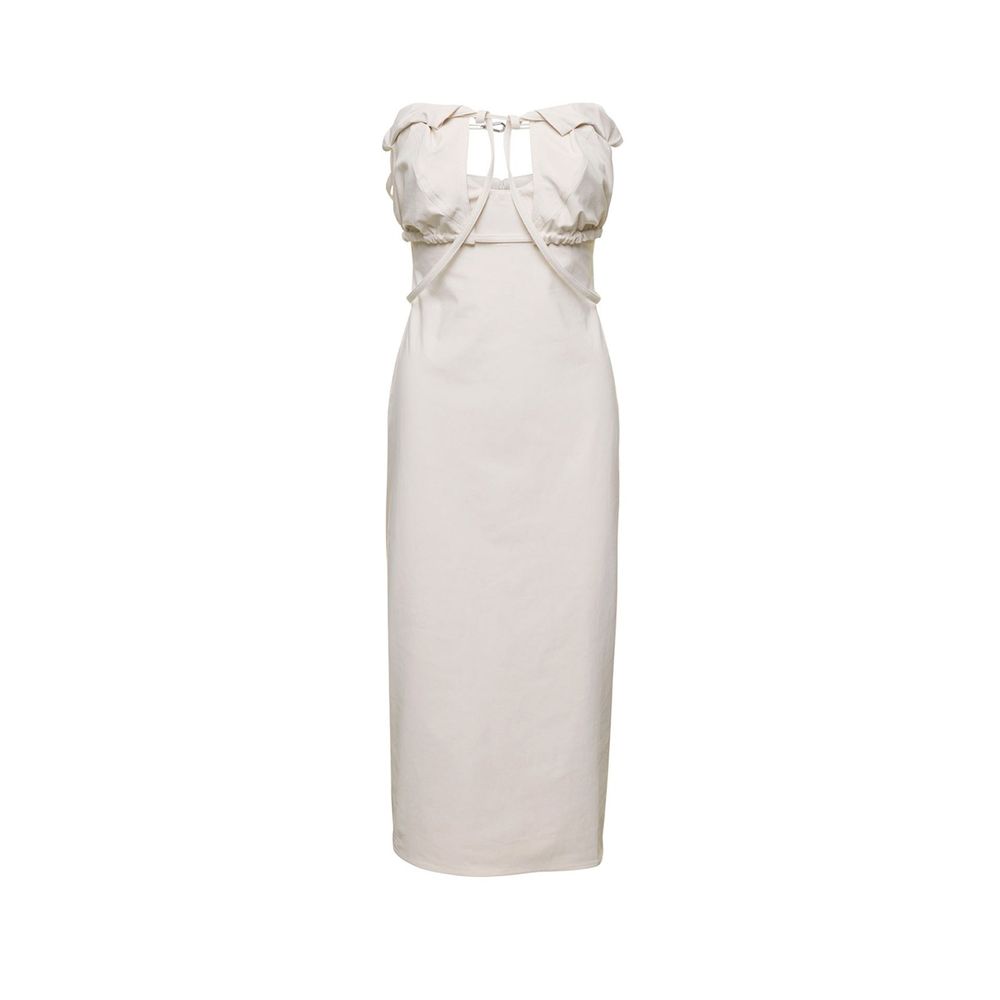 Jacquemus White Cotton Casual Dress