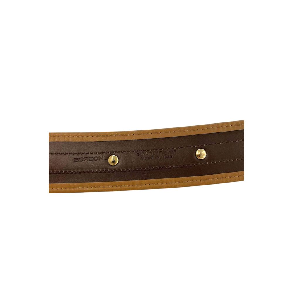 Borbonese Brown Genuine Leather Women Belt